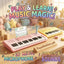 Kids' 37-Key Electronic Piano Keyboard with Microphone – Songs & Sounds