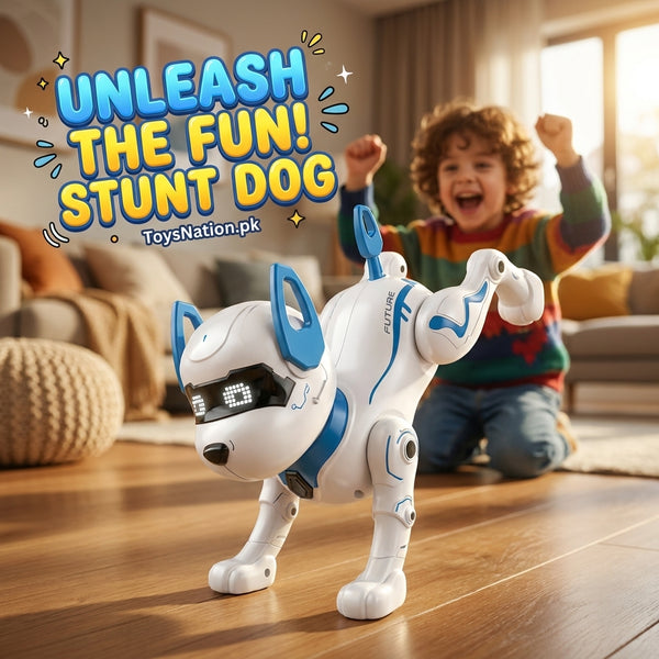 Ultimate Stunt Pup Robot Dog Toy – Programmable, Interactive, Dances, Flips & Sings