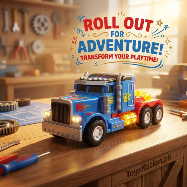 Robot Deform Transformer Truck – 2-in-1 Transform with Lights & Sounds