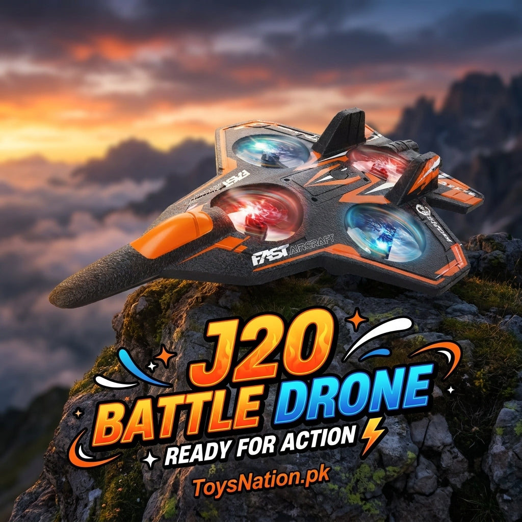 Fast Aircraft RC Fighter Jet – High-Speed Aerial Stunts with EPP Foam Body & LED Lights