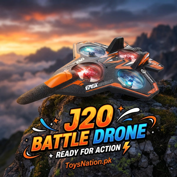 Fast Aircraft RC Fighter Jet – High-Speed Aerial Stunts with EPP Foam Body & LED Lights