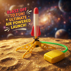 Kids Air-Powered Rocket Launcher Set – Stomp & Launch Space Adventure Kit