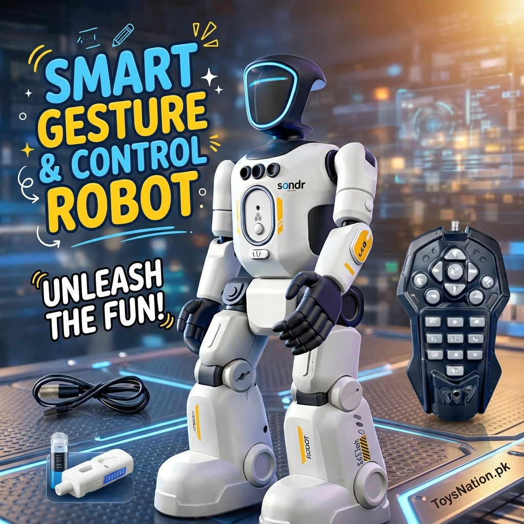 Realistic Smart Gesture & Remote Control Robot