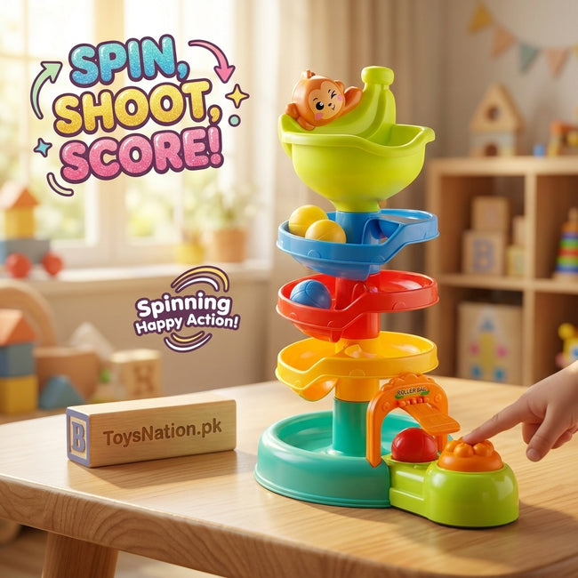 Huanger Roll Ball Tower – Early Learning Spiral Toy Main Image