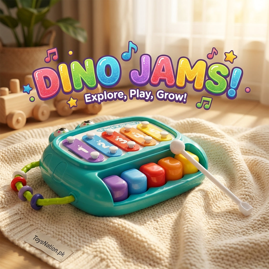 Dinosaur Musical Piano for Babies – Sensory Learning Keyboard