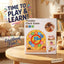 Wooden Clock Game | Learn to Tell Time – Educational Toy with Activity Cards for Kids