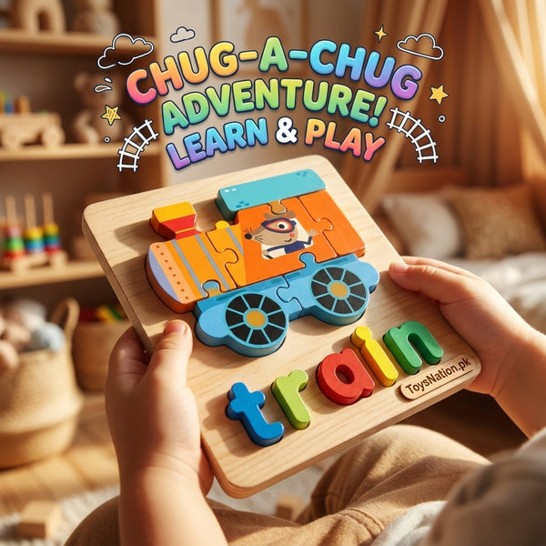 Wooden Puzzle Board – Slide & Learn Fun Puzzle Adventure - PACK OF 1