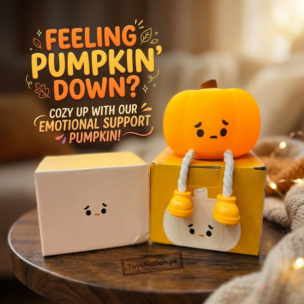 Glo-Gourd Pals Pumpkin Night Light – Cute Glowing LED Lamp for Kids'