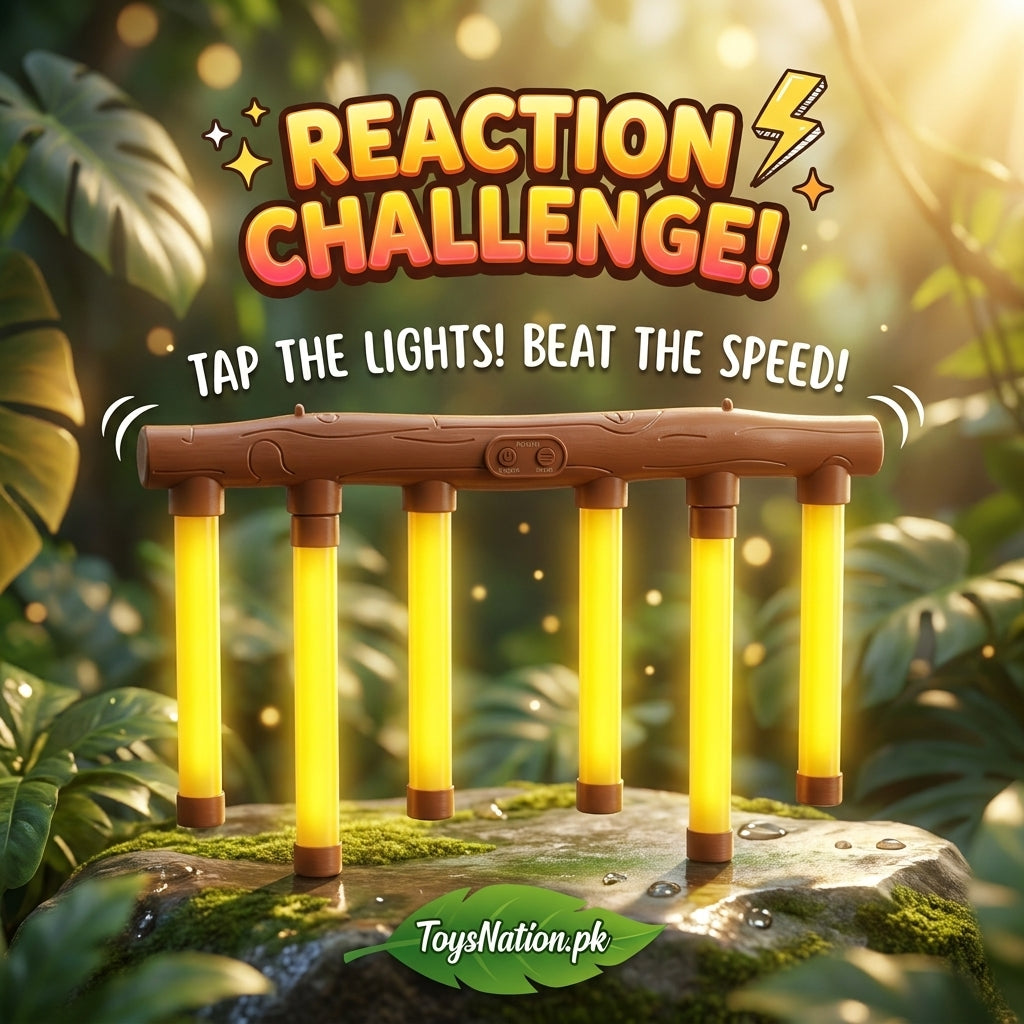 Hand Speed Reflex Challenge Game - Rechargeable Reaction Training Toy