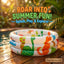 Dinosaur 3-Ring Inflatable Kids Pool | Dino Print Splash Pool for Toddlers & Children