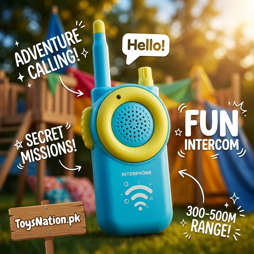 Adventure Awaits Kids Walkie Talkie Set