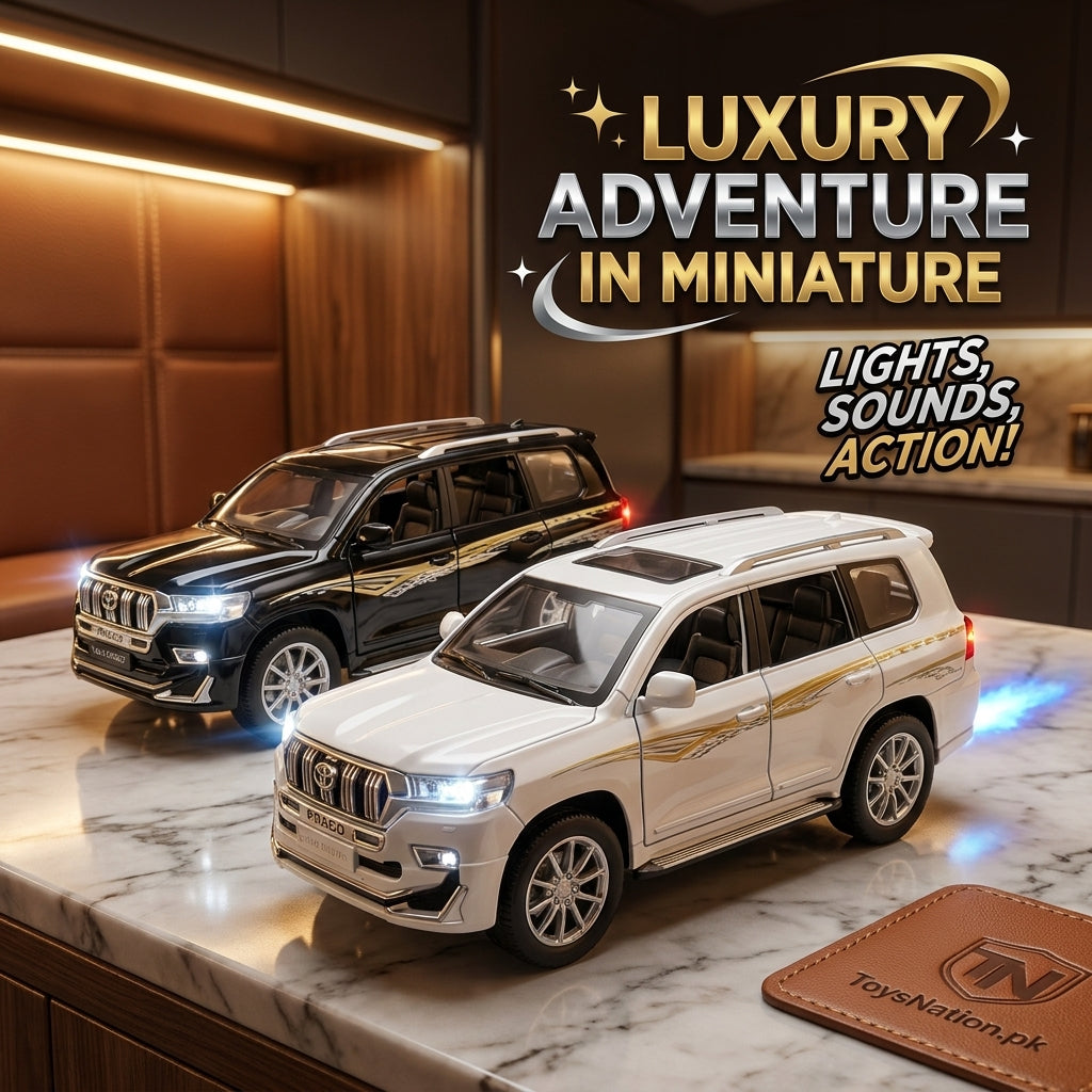 1:24 Toyota Land Cruiser Prado Diecast Model Car – Mighty LED Lights, Simulated Sound | Collector's Edition Secondary image