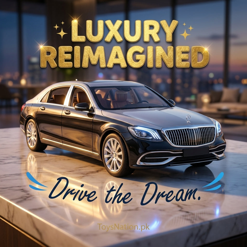 Mercedes-Maybach S-Class 1:24 Diecast Luxury Sedan – Premium Collector's Model Car | Gloss Black Main image
