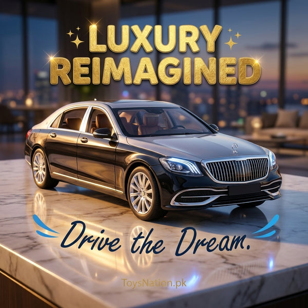 Mercedes-Maybach S-Class 1:24 Diecast Luxury Sedan – Premium Collector's Model Car | Gloss Black