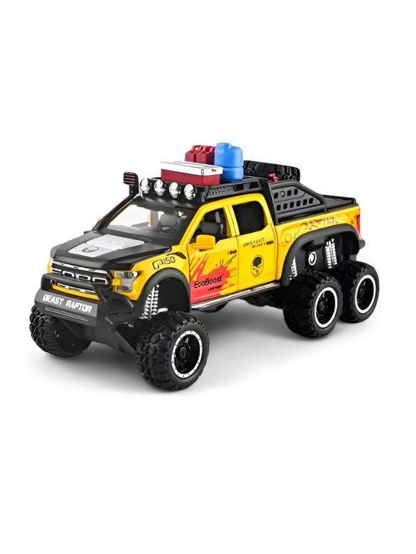 1:24 Scale Ford Raptor F-150 Die-Cast Model - Metal Toy Truck