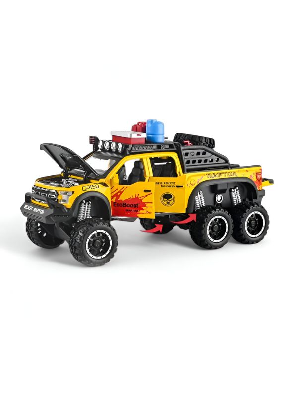 1:24 Scale Ford Raptor F-150 Die-Cast Model - Metal Toy Truck