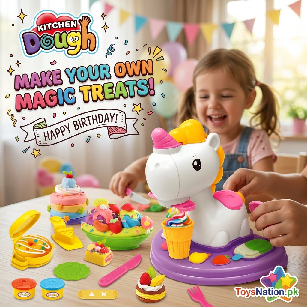 Unicorn Play Dough Ice Cream Maker Se