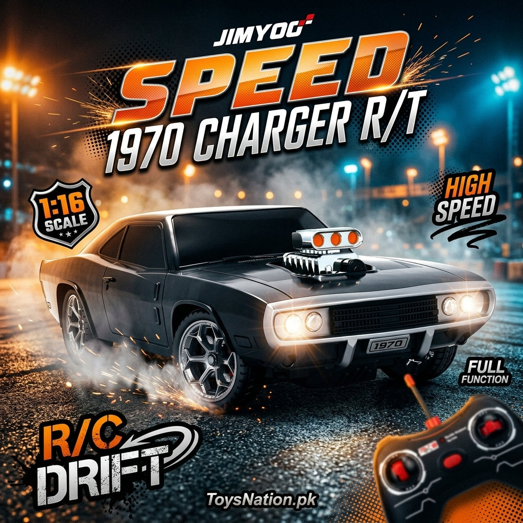 1:16 Scale 1970 Charger R/T Remote Control Drift Car