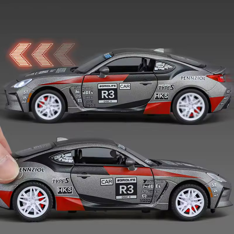 1:24 Scale Toyota GR86 Die-Cast Model - Alloy Sports Car with Opening Doors