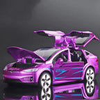 1:24 Scale Tesla Model 3 Die-Cast Model - Alloy Car with Lights & Sound