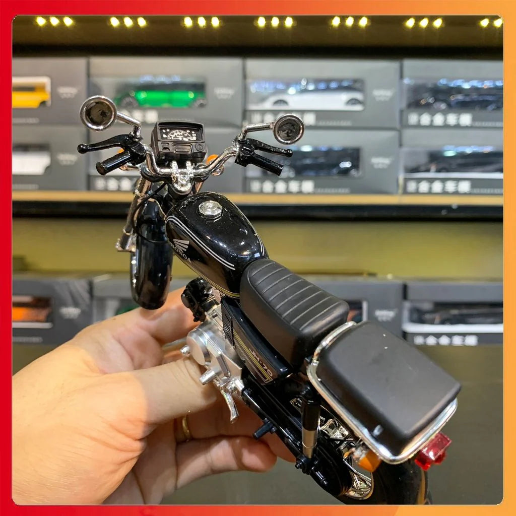 1:12 Scale Honda JH70 Die-Cast Motorcycle Model - Alloy Collectible with Rubber Tires