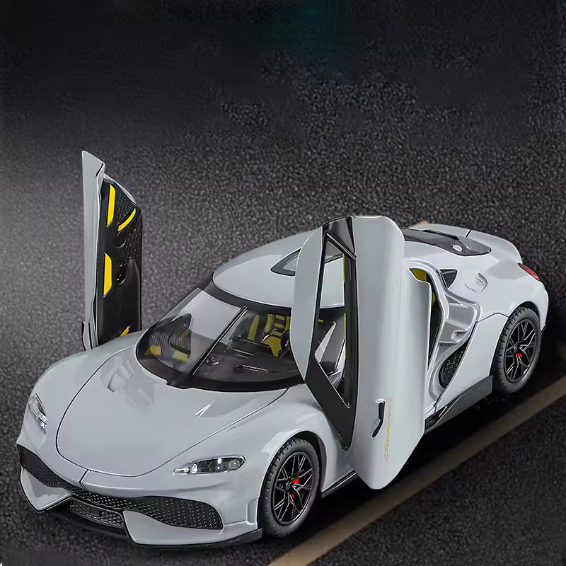 1:24 Scale Gemera GT Die-Cast Model - Alloy Super Sport Car with Light & Sound Main image