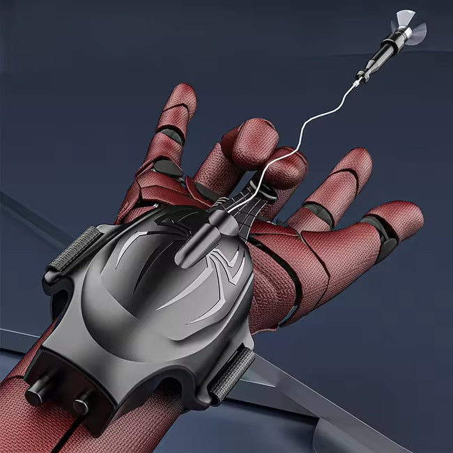 Spider Launcher Toy - Web Shooter Wrist Launcher with Glove for Kids Hover Image