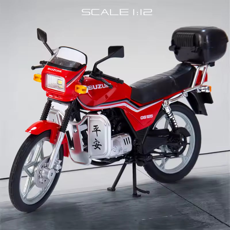 1:12 Suzuki GS125 Motorcycle Model - Diecast Metal Bike Collectible Secondary image