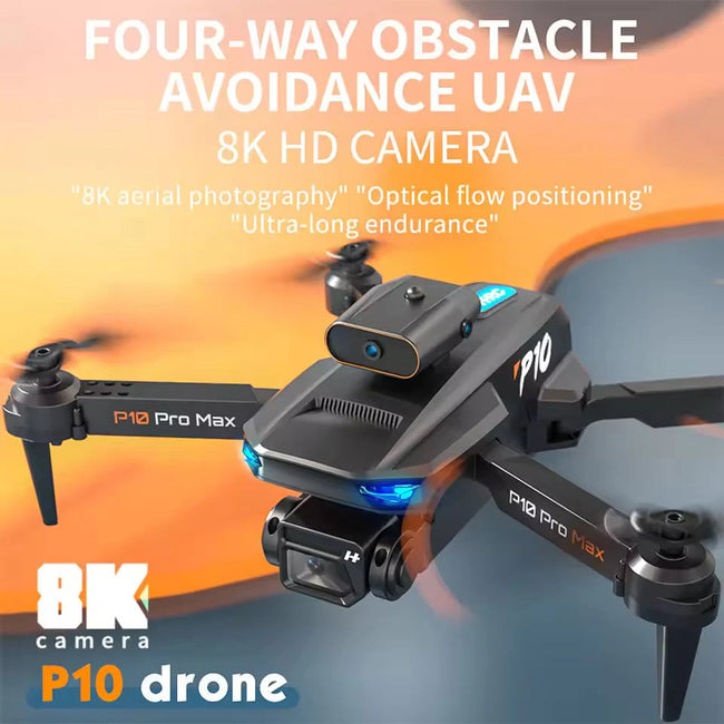 P10 Pro Professional Drone with HD Camera - Remote Control Quadcopter Hover Image