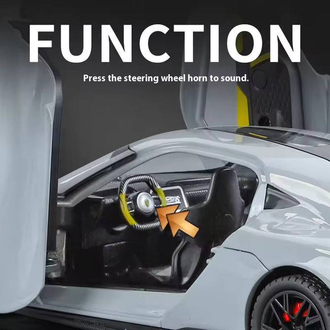 1:24 Scale Gemera GT Die-Cast Model - Alloy Super Sport Car with Light & Sound Main Image
