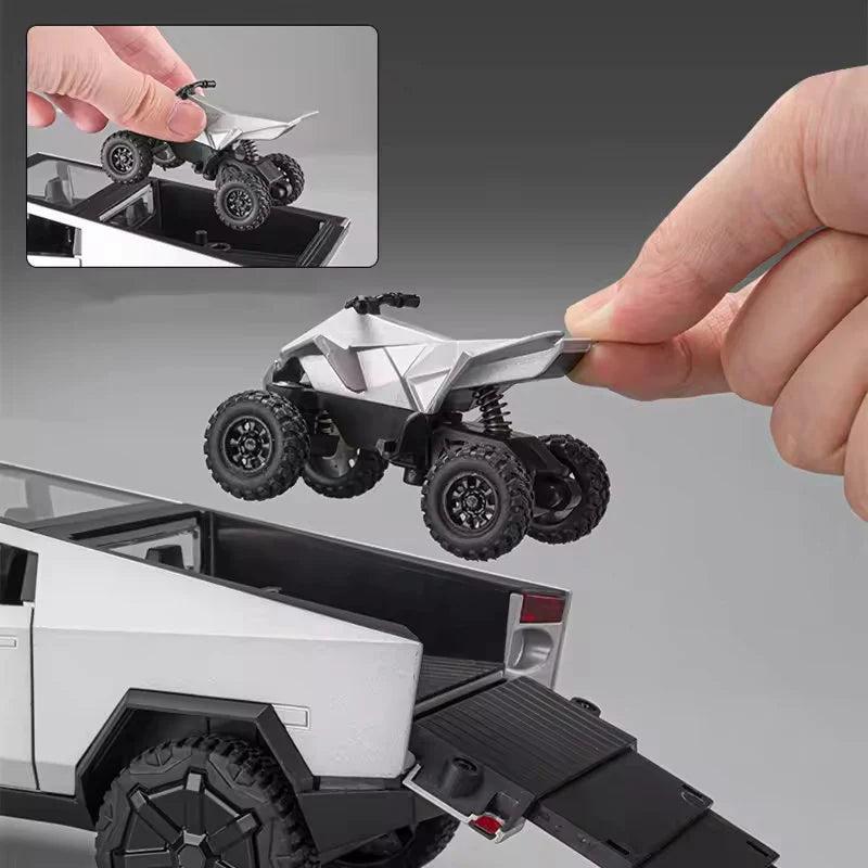 1:24 Tesla Cybertruck Pickup - Premium Alloy Diecast Model Car