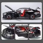 1:24 Scale BMW M4 Die-Cast Model - Alloy Sports Car with LED Lights & Pull-Back Action