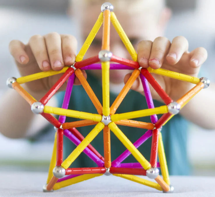 Magnetic Building Sticks Set - Creative Construction Toy