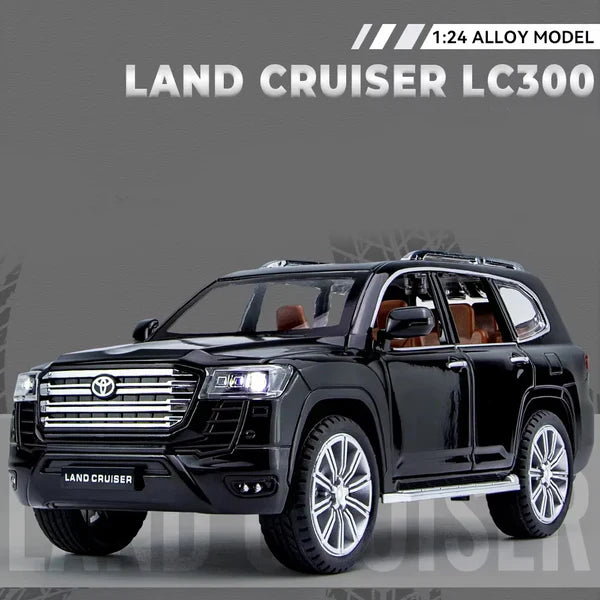 1:24 Scale Toyota Land Cruiser LC300 Die-Cast Model - Alloy with Light & Sound