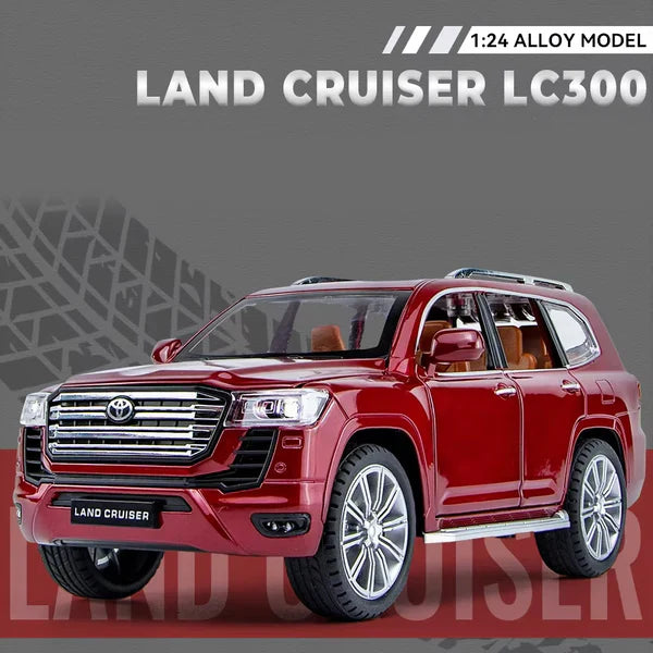 1:24 Scale Toyota Land Cruiser LC300 Die-Cast Model - Alloy with Light & Sound