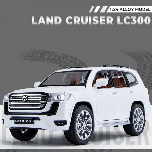 1:24 Scale Toyota Land Cruiser LC300 Die-Cast Model - Alloy with Light & Sound
