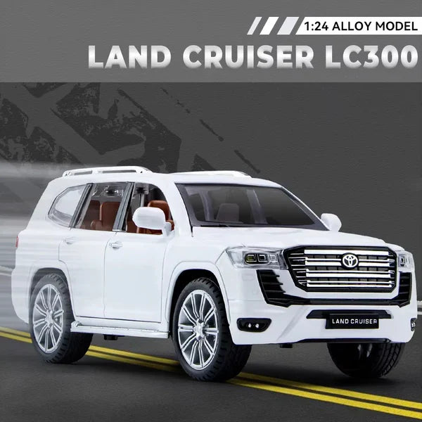 1:24 Scale Toyota Land Cruiser LC300 Die-Cast Model - Alloy with Light & Sound