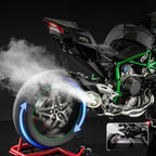 1:6 Scale Kawasaki Ninja H2R Die-Cast Motorcycle - Alloy with Smoke Effect & Lights