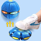 Magic Flying UFO Ball - Transforming Disc to Ball Toy with Light