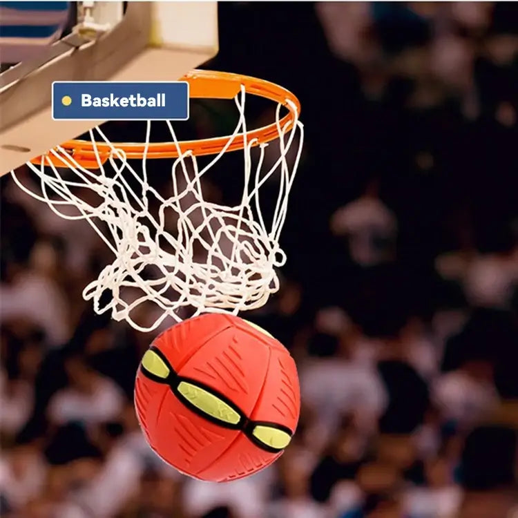 Magic Flying UFO Ball - Transforming Disc to Ball Toy with Light