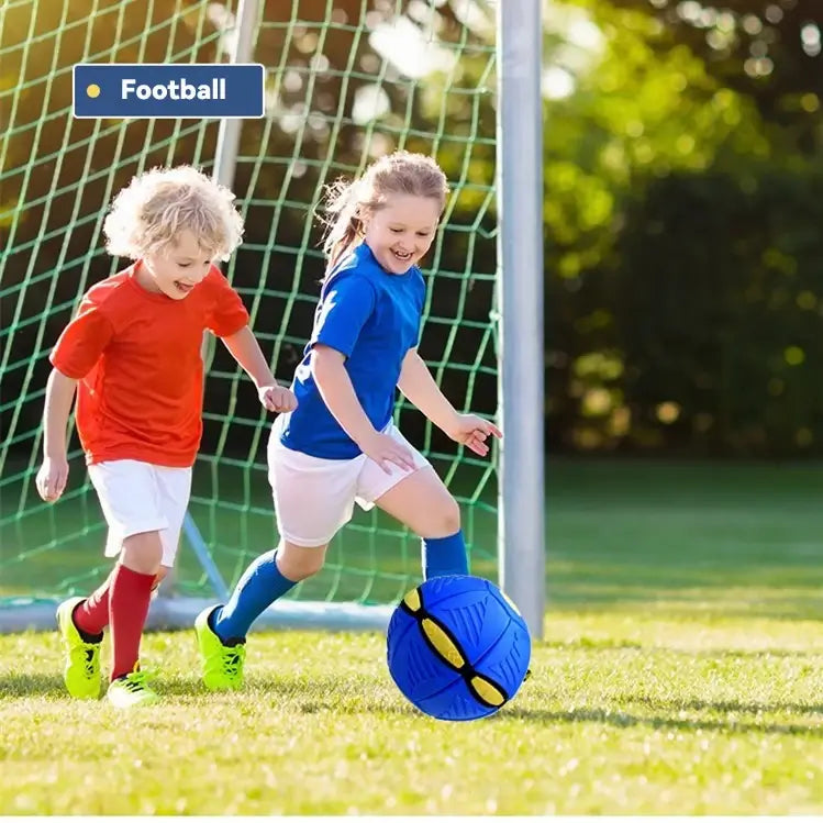 Magic Flying UFO Ball - Transforming Disc to Ball Toy with Light