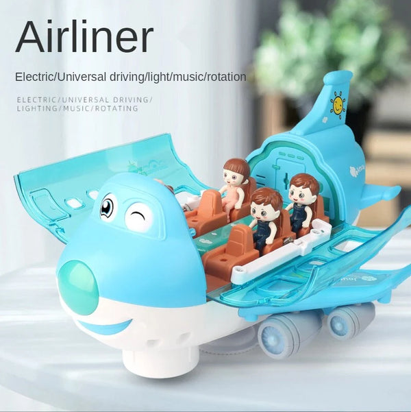 Universal Electric Airliner Toy Plane with Lights and Music