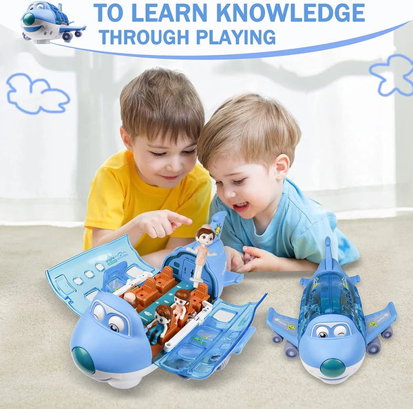 Universal Electric Airliner Toy Plane with Lights and Music