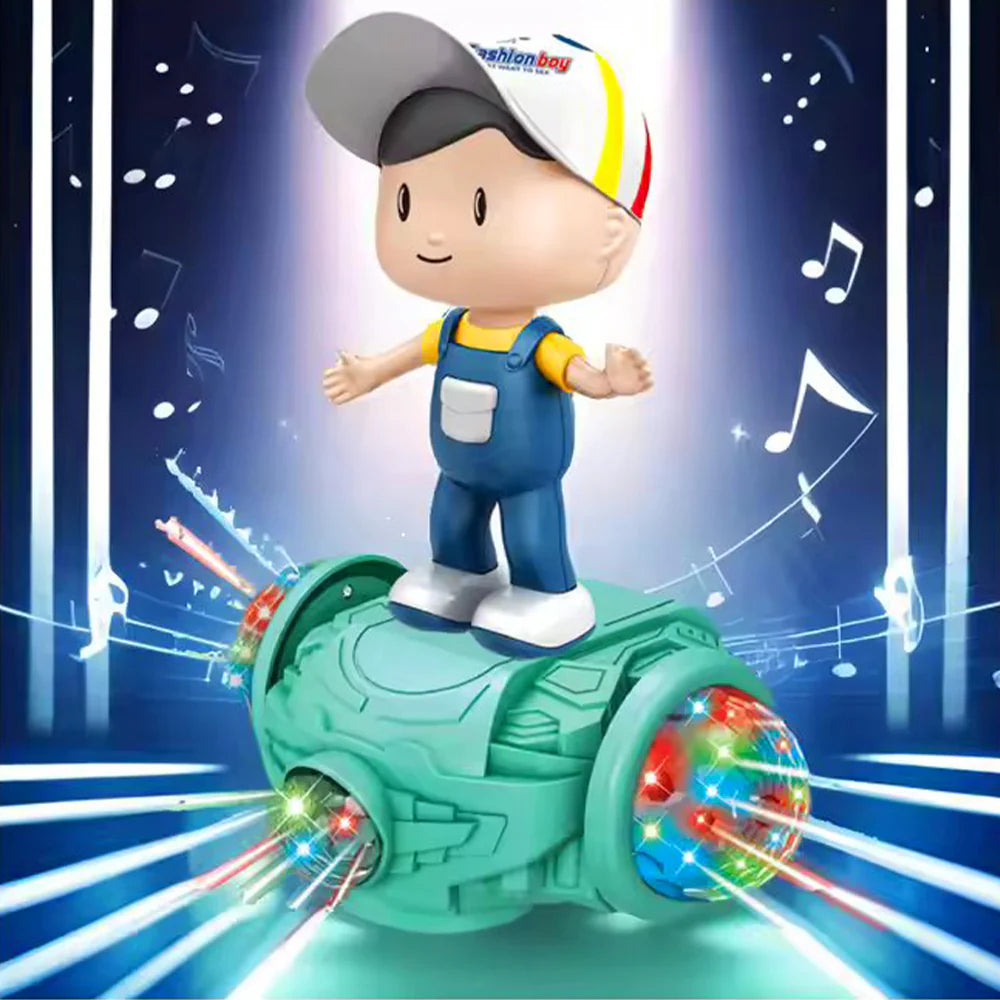 360° Rotating Musical Dancing Boy Toy - 5D Light Effects with Sound Main image