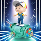 360° Rotating Musical Dancing Boy Toy - 5D Light Effects with Sound