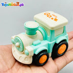 Friction Mini Cars - Kids Pull-Back Toy Vehicles 4-Pack