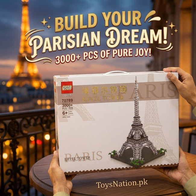 Eiffel Tower Building Blocks Set – 3000+ Pcs Masterpiece Kit Hover Image