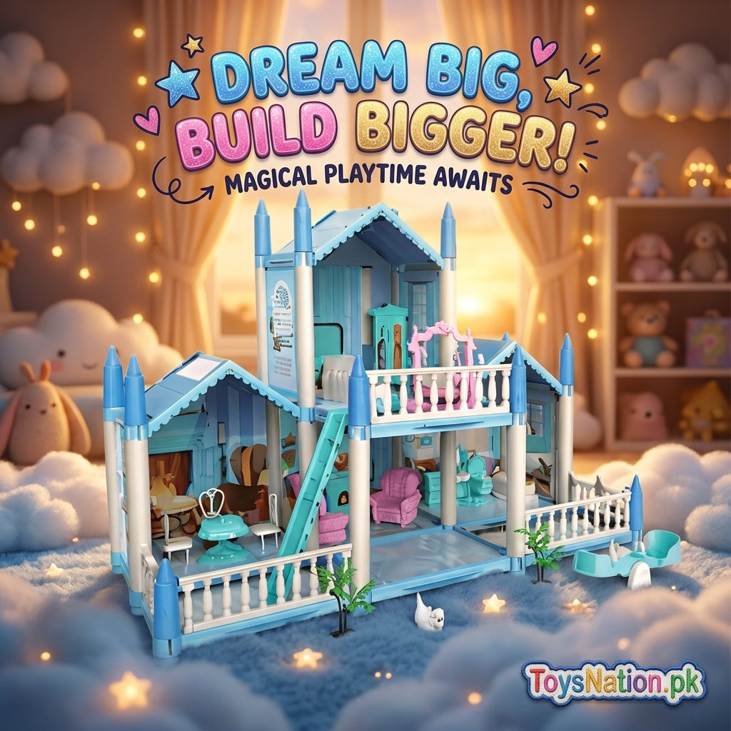 Dream Castle Dollhouse Villa 🏰✨