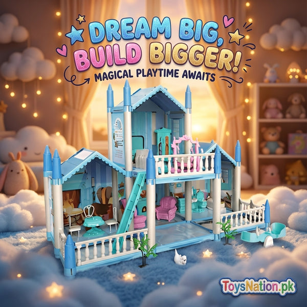 Dream Castle Dollhouse Villa 🏰✨