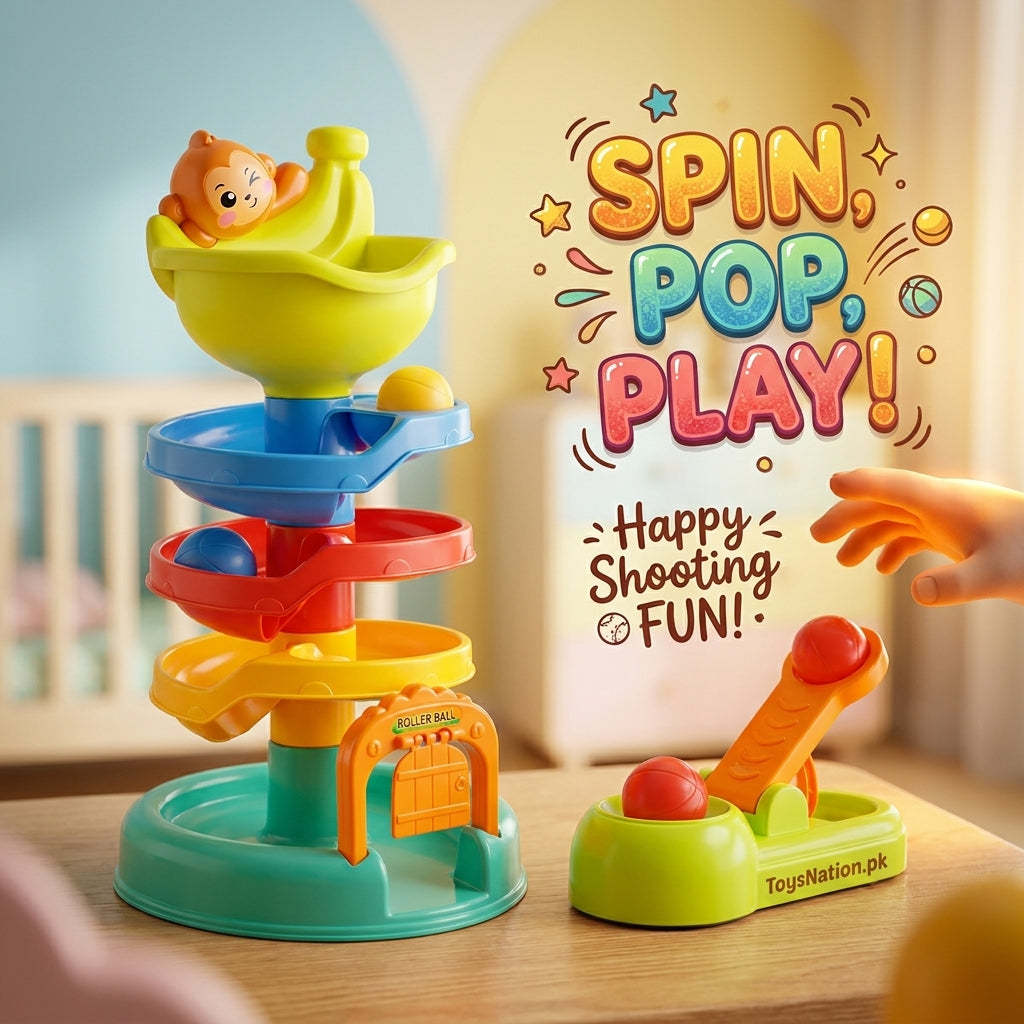 Huanger Roll Ball Tower – Early Learning Spiral Toy